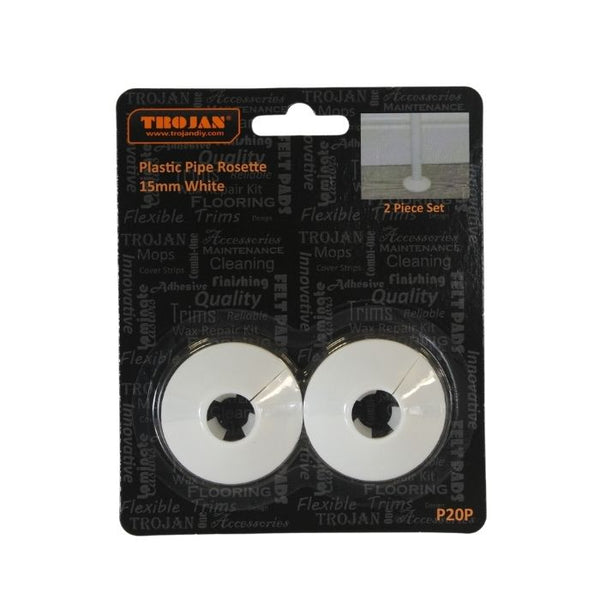 Trojan Plastic Pipe Rosettes - 100048