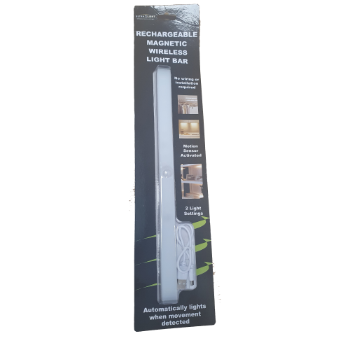 Ultra Light Rechargeable Magnetic Wireless Ligh Bar - 62012