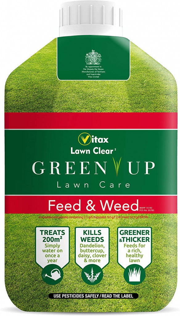 Vitax Green Up Lawn Care Feed & Weed - 39556