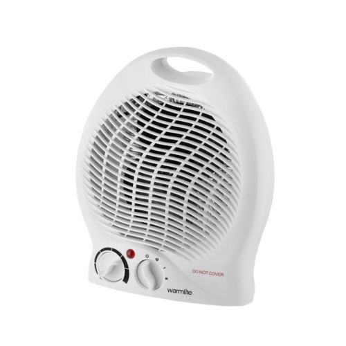 Warmlite 2KW Upright Fan Heater with Adjustable Thermostat - 6201203