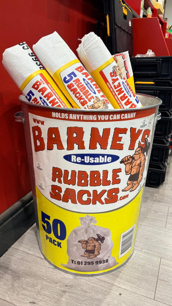 BARNEY RUBBLE REUSABLE SACKS  5 PK - 640017