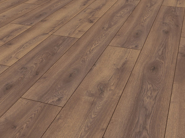 Whiteriver Mammut Plus 10mm Mountain Oak Brown Long Plank Laminate Flooring
