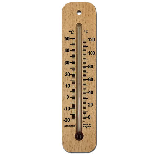 Wooden Wall Thermometer - 640047