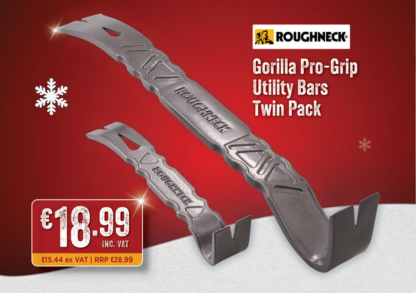 Roughneck Gorilla Pro-Grip Utility Bars Twin Pack - 570293
