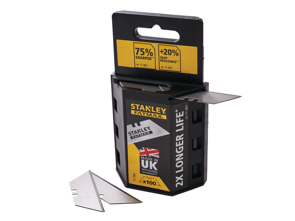 Stanley Fatmax Replacement Trimming Knife Blades x100 - 571141