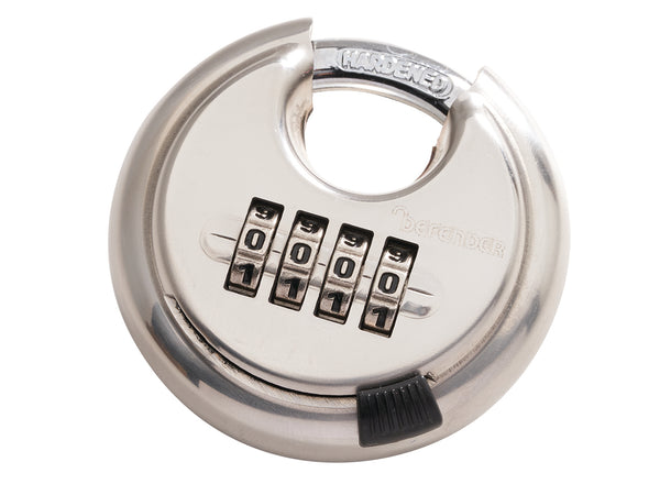Defender 70mm Diskus Combination Padlock - 820037