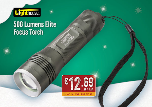 Lighthouse 500 Lumens Elite Focus Torch - 56196