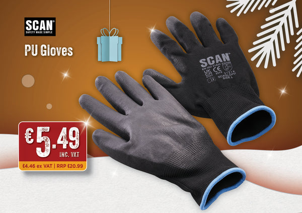 Scan Safety PU Gloves - 5 Pack - 672086