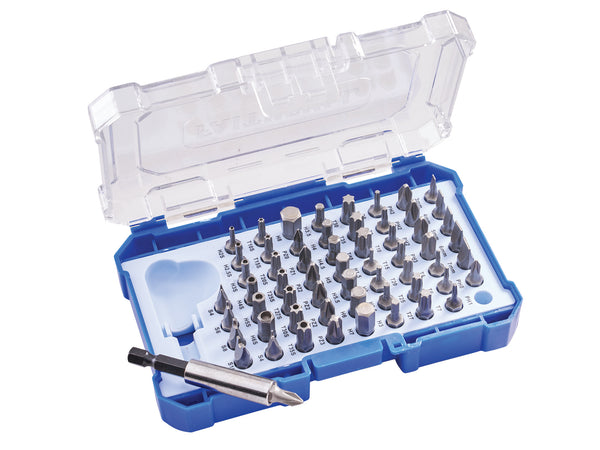 Faithfull 61 Pce Chrome Vanadium Security Screwdriver Bit Set - 5794