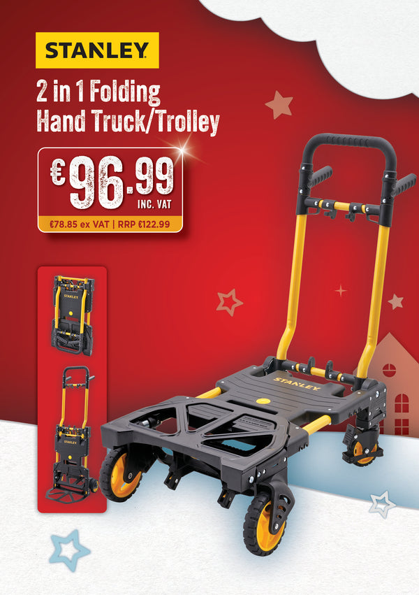 Stanley 2 in 1 Folding Hand Truck/Trolley - 572105