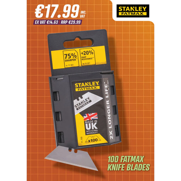 STANLEY FATMAX BLADES 100PK - 571141