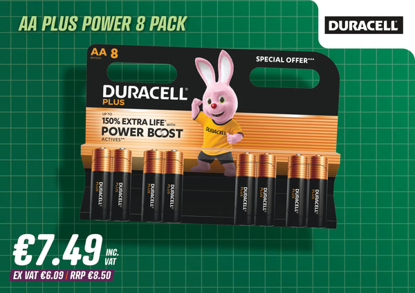 Duracell AA Battery 8-Pack - 61112