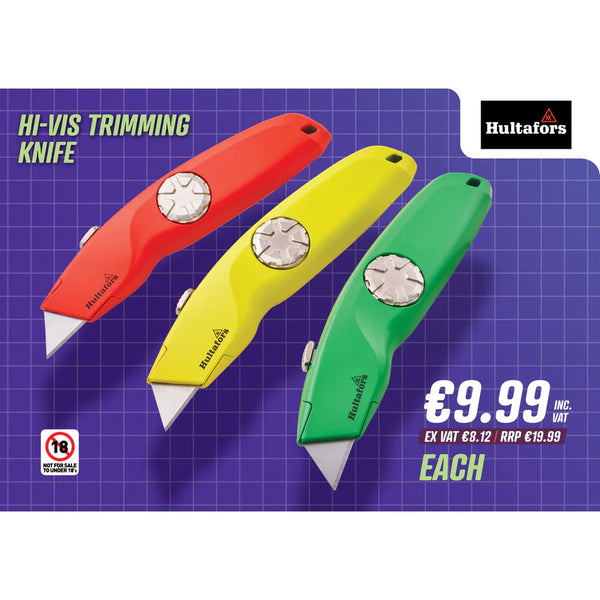 HULTAFORS HI-VIS RETRACT KNIFE - 570960
