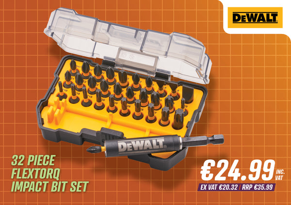 DeWalt 32 Piece FlexTorq Impact Bit Set - 570931