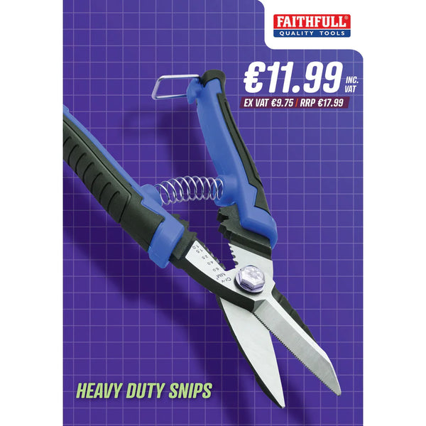 Faithfull Heavy Duty Multi-Purpose Snips - 570264