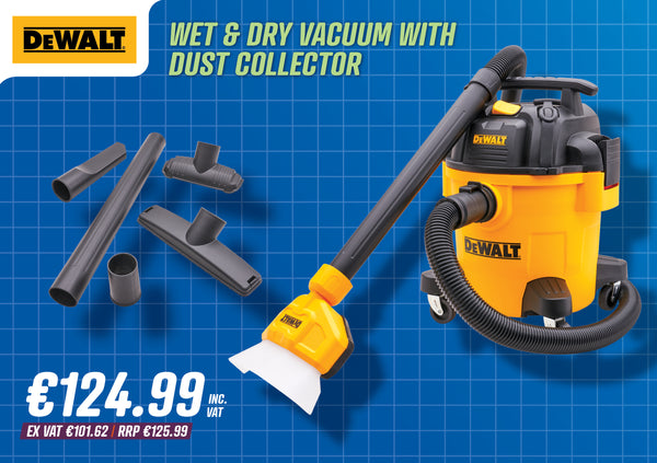 DeWalt Wet & Dry Toolbox Vacuum 1100W - 56582