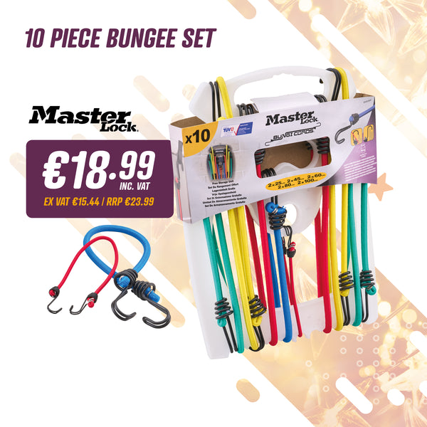 MasterLock 10 Piece Bungee Set
