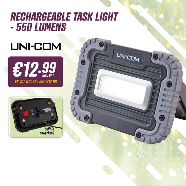 Unicom Rechargeable Task Light (500 Lumens)