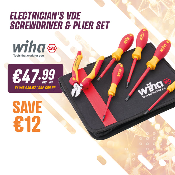 Wiha Electrician's VDE Screwdriver & Plier Set