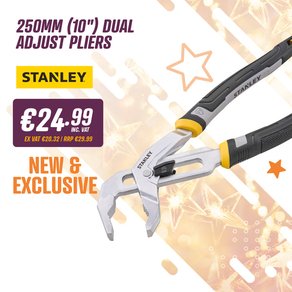 Stanley 250mm (10in) Dual Adjust Pliers