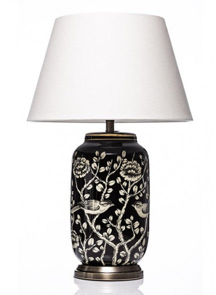The Grange Collection Bird Design Lamp in Black - 63164