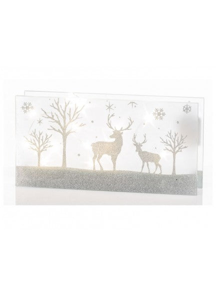 The Grange Collection Starry Deer LED Rectangle Lantern - 660032