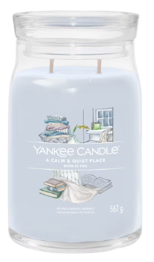 Yankee Candle A Calm & Quiet Place Large Signature Candle - YNK0473