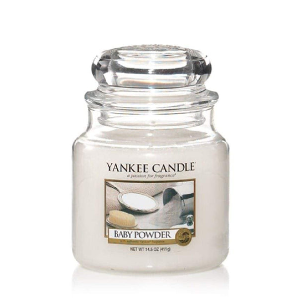 Yankee Candle Baby Powder Medium Jar Candle - YNK0510