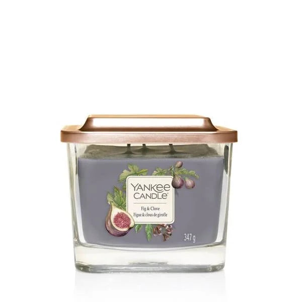Yankee Candle Fig & Clove Medium Square Candle - YNK0527