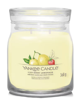 Yankee Candle Iced Berry Lemonade Medium Signature Candle - YNK0454