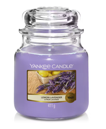 Yankee Candle Lemon Lavender Medium Jar Candle - YNK0516