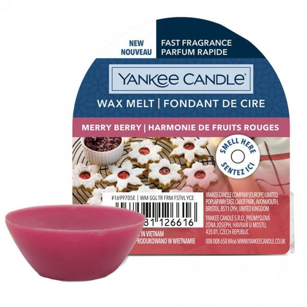 Yankee Candle Merry Berry Wax Melt - YNK0110