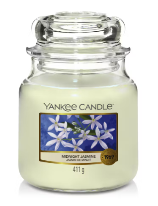 Yankee Candle Midnight Jasmine Medium Jar Candle - YNK0518