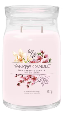 Yankee Candle Pink Cherry & Vanilla Large Signature Candle - YNK0472