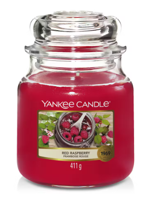 Yankee Candle Red Raspberry Medium Jar Candle - YNK0502