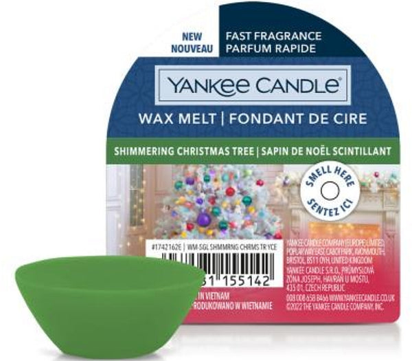 Yankee Candle Shimmering Christmas Tree Wax Melt - YNK0100