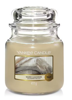 Yankee Candle Warm Cashmere Medium Jar Candle - YNK0504