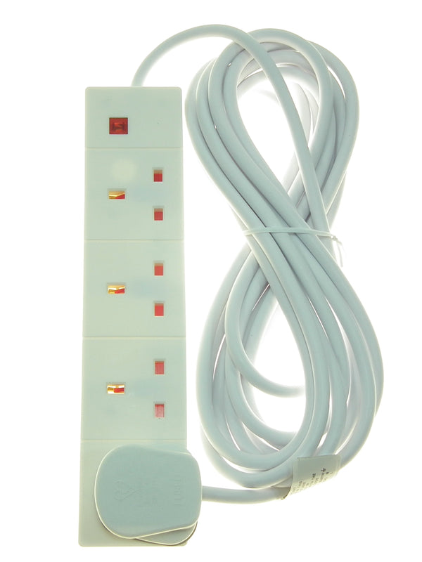 POWERMASTER 4 GANG 5 MTR 13AMP EXTENSION LEAD - 6207041