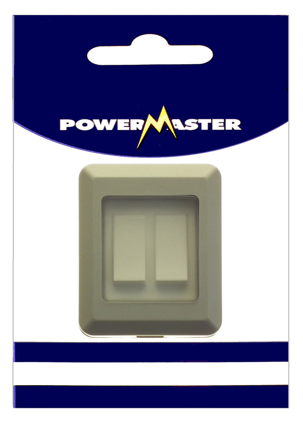 POWERMASTER 2 GANG OUTDOOR DAMP PROOF SWITCH IP55 - 626445