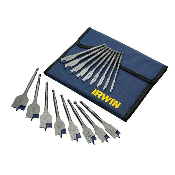 IRWIN BLUE GROOVE FLAT BIT SET 17PCE - 5749