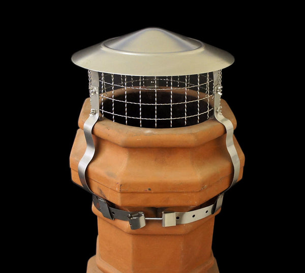 Anti Bird / Anti Rain Cowl 10 1/2″ Stainless Steel - 4207040