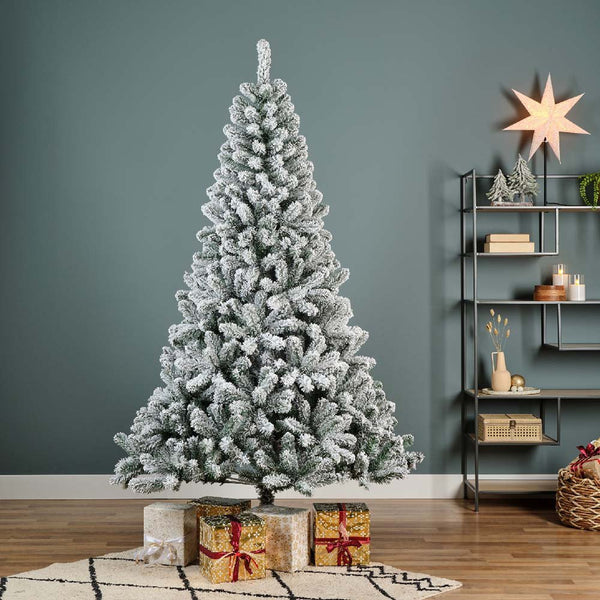 Monarch Pine Snowy Artifical Christmas Tree 8ft - 6617292