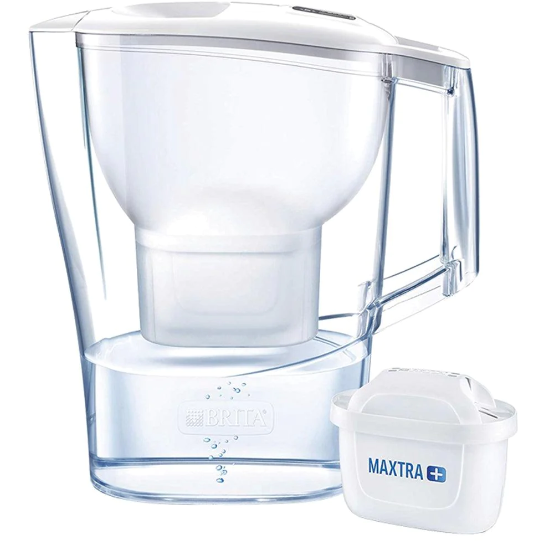 BRITA MAXTRA+ Water Filter Jug Aluna Cool White - 421129