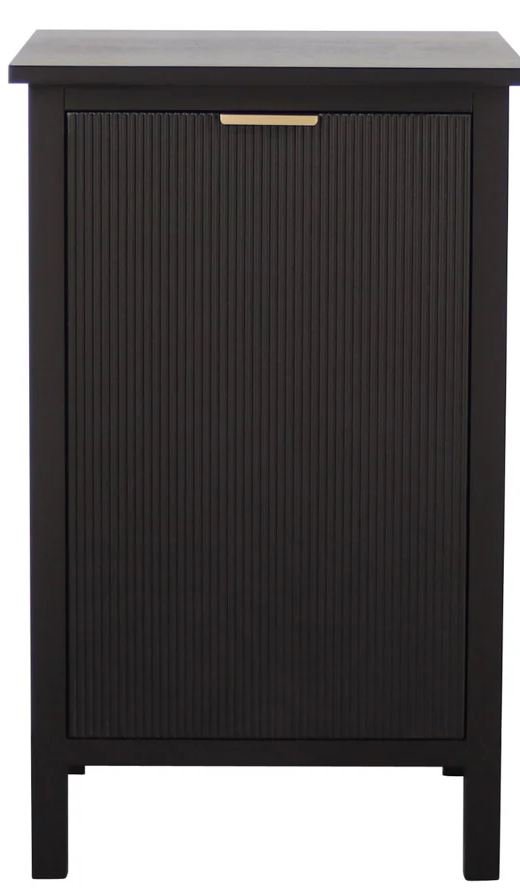 HARRISON 1 DOOR BLACK CABINET - 6410505