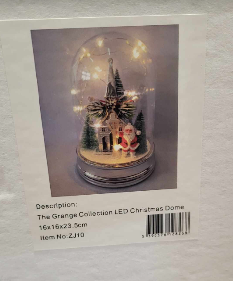 The Grange Collection LED Christmas Dome - 6421297