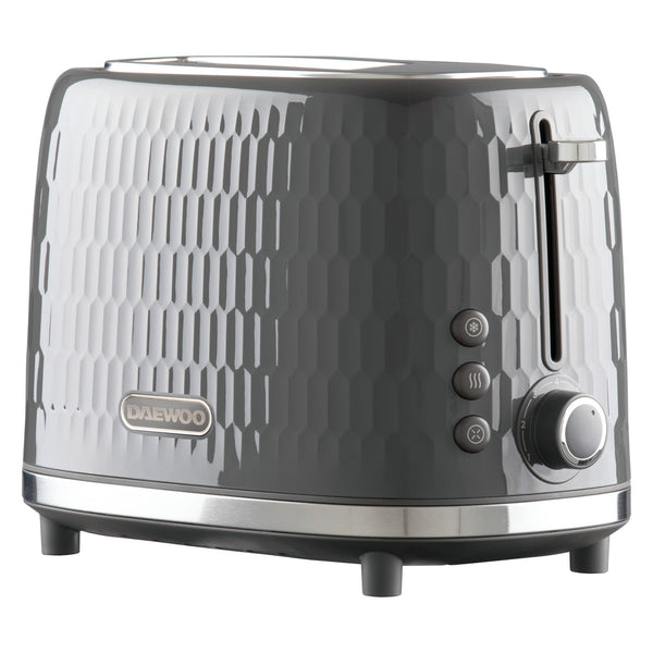 Daewoo 2 Slice Hive Toaster Grey - 610464