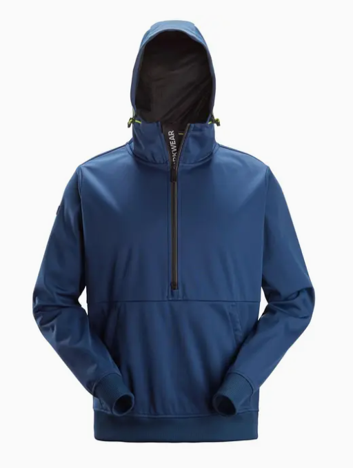 Snickers 8400 Windblocker Stretch Half-Zip Hoodie - Deep Blue