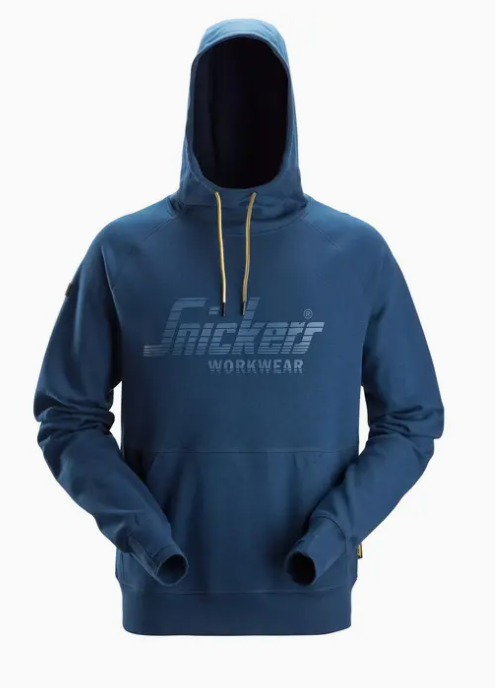 Snickers 2894 Deep Blue Logo Hoodie