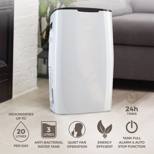 De Vielle Collection - Premium Portable Dehumidifier 20L - 6201409