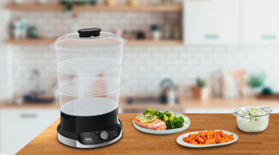 Tefal 3 Tier Food Steamer With 60 Min Timer - 6491022
